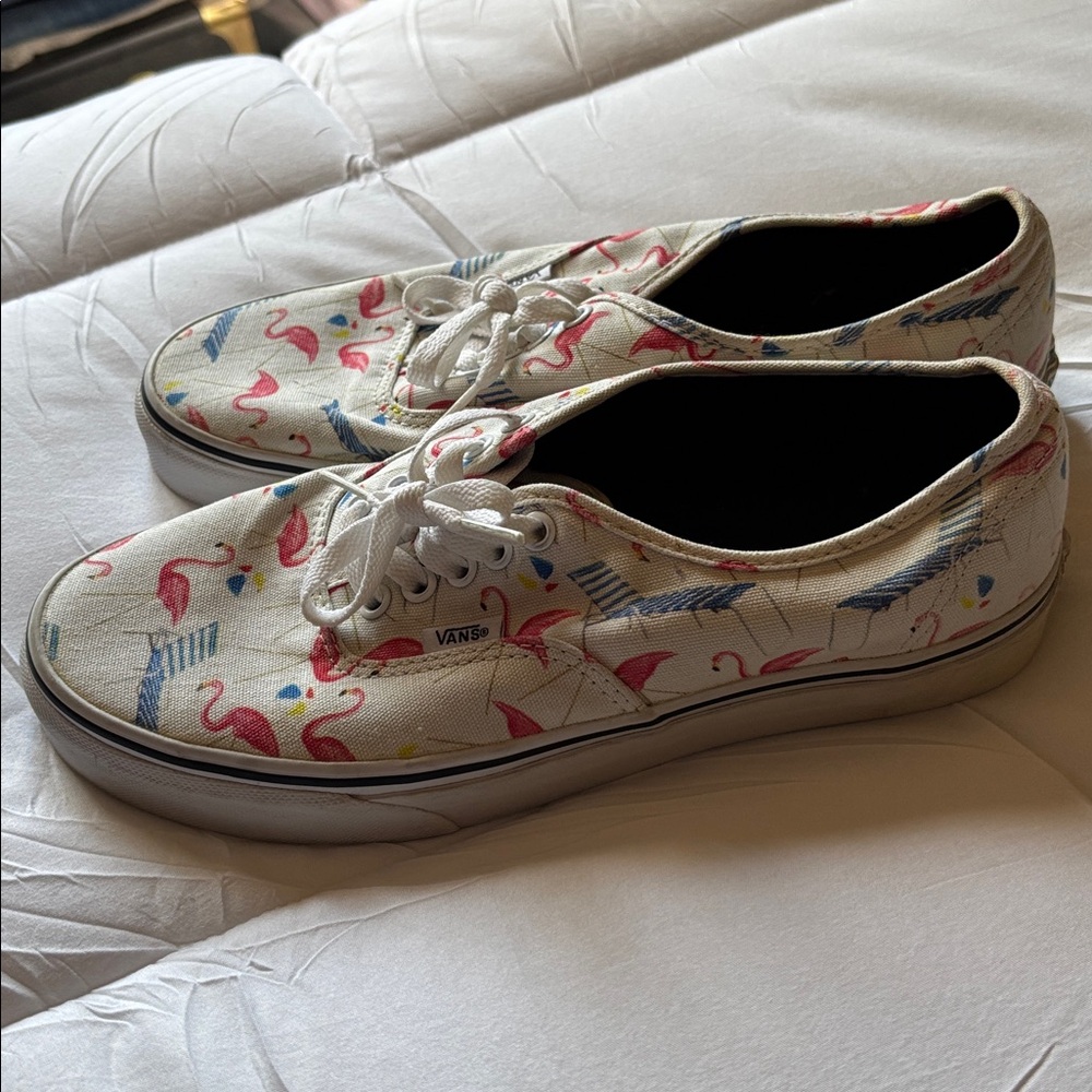 Vans Flamingo Canvas Sneakers - 8.5